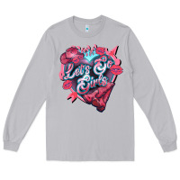 Moon Dust lets go girls pink Long Sleeve Tee - NancyCooperArtShop