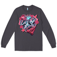 Smoke lets go girls pink Long Sleeve Tee - NancyCooperArtShop