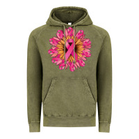 Vintage Olive cancer ribbon sunflower Vintage Hoodie - NancyCooperArtShop