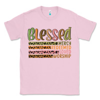 Bubblegum Pink retro blessed redeemed quotes Classic Tee - MaliasSmallBusiness