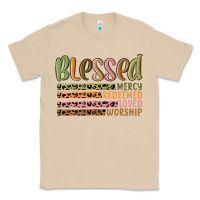 Mushroom retro blessed redeemed quotes Classic Tee - MaliasSmallBusiness