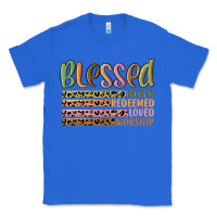 True Royal retro blessed redeemed quotes Classic Tee - MaliasSmallBusiness