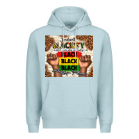 Blue Mist juneteenth blackity black black black Premium Hoodie - TumblerDesignByShophia
