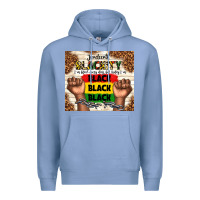 Colony Blue juneteenth blackity black black black Premium Hoodie - TumblerDesignByShophia