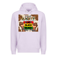 Lilac juneteenth blackity black black black Premium Hoodie - TumblerDesignByShophia
