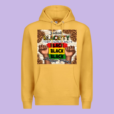 Juneteenth Blackity Black Black Black Premium Hoodie Designed By Tumblerdesignbyshophia