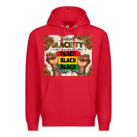 Red juneteenth blackity black black black Premium Hoodie - TumblerDesignByShophia