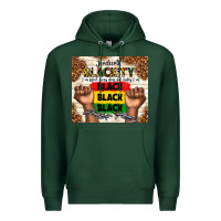 Sports Green juneteenth blackity black black black Premium Hoodie - TumblerDesignByShophia