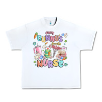 White every favorite bunnys nurse Urban Heavy Tee - MaliasSmallBusiness