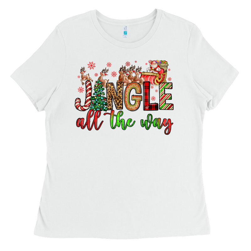 Jingle All The Way Ladies Tee by FaDigitalArtStudio | Teevron