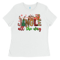 White jingle all the way Ladies Tee - FaDigitalArtStudio