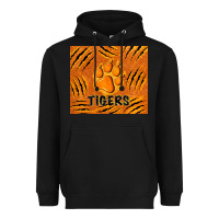 Black tiger paws Heavyweight Hoodie - TumblerDesignByShophia