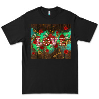Black love  and leopard with keys Premium Tee - AdoDesignShop