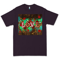 Plum love  and leopard with keys Premium Tee - AdoDesignShop