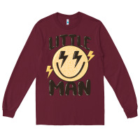 Burgundy little man Long Sleeve Tee - MaliasSmallBusiness