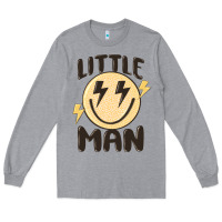 Heather Grey little man Long Sleeve Tee - MaliasSmallBusiness