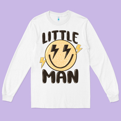 Little Man Long Sleeve Tee Designed By Maliassmallbusiness