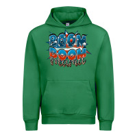 Emerald Boom boom Mama Urban Hoodie - FaDigitalArtStudio