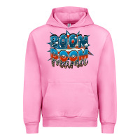 Fuchsia Pink Boom boom Mama Urban Hoodie - FaDigitalArtStudio