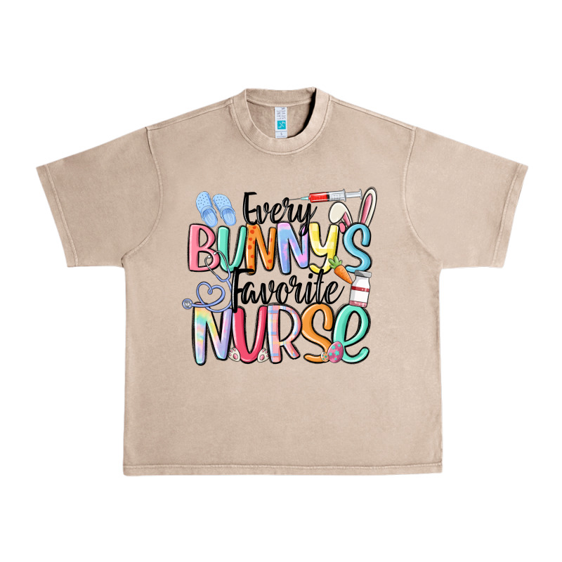 Every Bunny's Favorite Nurse Urban Heavy Tee by MaliasSmallBusiness | Teevron