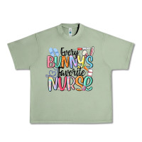Oil Green every bunny's favorite nurse Urban Heavy Tee - MaliasSmallBusiness