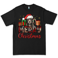 Black merry christmas pitbull Premium Tee - JahusDesignShop