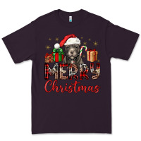 Plum merry christmas pitbull Premium Tee - JahusDesignShop