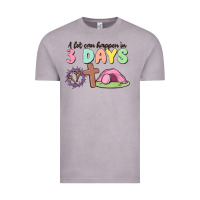 Vintage Zinc a lot can happen in 3 days Vintage Tee - MaliasSmallBusiness