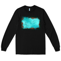 Black gemstone leopard background Long Sleeve Tee - JahusDesignShop
