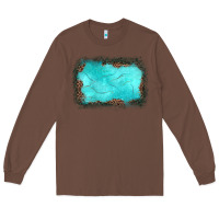 Chestnut gemstone leopard background Long Sleeve Tee - JahusDesignShop