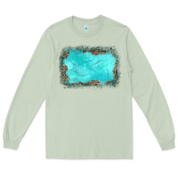 Matcha gemstone leopard background Long Sleeve Tee - JahusDesignShop