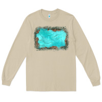 Mushroom gemstone leopard background Long Sleeve Tee - JahusDesignShop