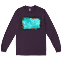 Plum gemstone leopard background Long Sleeve Tee - JahusDesignShop