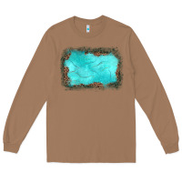 Toasted Coconut gemstone leopard background Long Sleeve Tee - JahusDesignShop