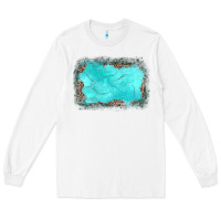 White gemstone leopard background Long Sleeve Tee - JahusDesignShop