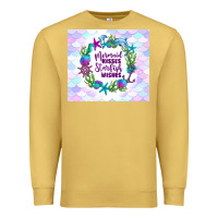 Antique Gold mermaid kisses starfish wishes Premium Sweatshirt - TumblerDesignByShophia