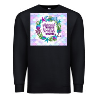 Black mermaid kisses starfish wishes Premium Sweatshirt - TumblerDesignByShophia