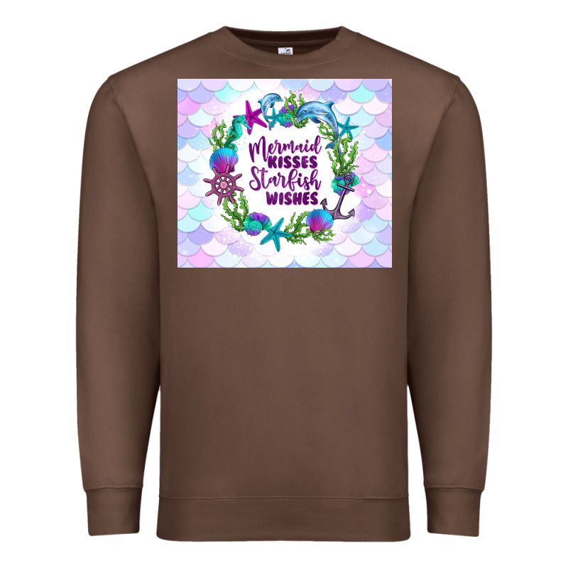 Mermaid Kisses Starfish Wishes Premium Sweatshirt by TumblerDesignByShophia | Teevron