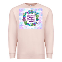 Pale Pink mermaid kisses starfish wishes Premium Sweatshirt - TumblerDesignByShophia