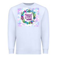 White mermaid kisses starfish wishes Premium Sweatshirt - TumblerDesignByShophia