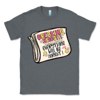 Charcoal Heather breaking news everything will be alright Classic Tee - MaliasSmallBusiness