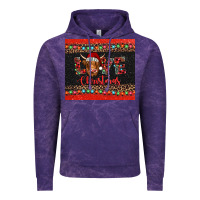 Cloud Purple love christmas highland cow and turquoise gemstone Vintage Hoodie - Jasminsmagicworld