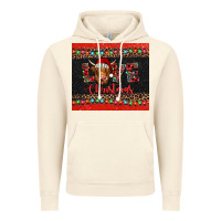 Vintage Artic love christmas highland cow and turquoise gemstone Vintage Hoodie - Jasminsmagicworld