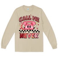 Mushroom call me never Long Sleeve Tee - MaliasSmallBusiness