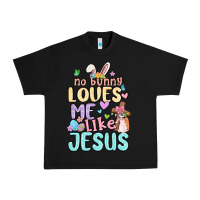 Black no bunny loves me like jesus Urban Heavy Tee - MaliasSmallBusiness