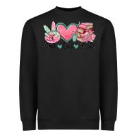 Black peace love books Heavyweight Sweatshirt - MaliasSmallBusiness