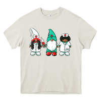 Cream african american nurse gnomies medical gnomies Heavy Core Tee - BarkalooDesign
