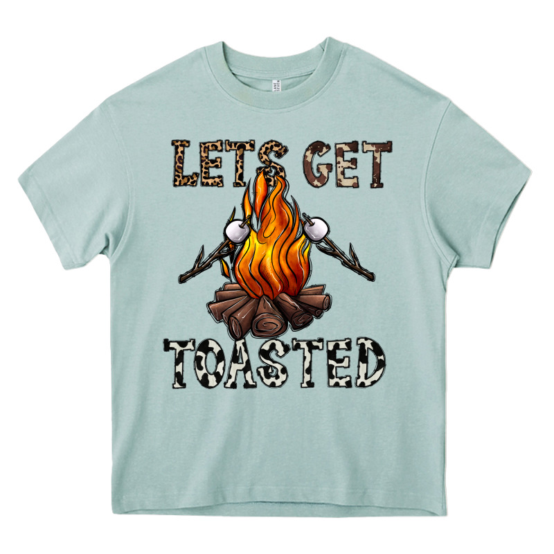 Lets Get Toasted Heavy Core Tee by CowhideDigitalArt | Teevron
