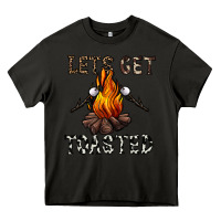 Asphalt lets get toasted Heavy Core Tee - CowhideDigitalArt