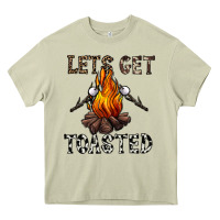 Mossy lets get toasted Heavy Core Tee - CowhideDigitalArt
